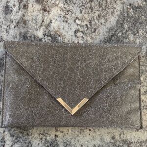 Elegant Silver Clutch Bag